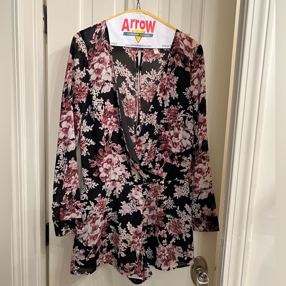 Free People floral romper